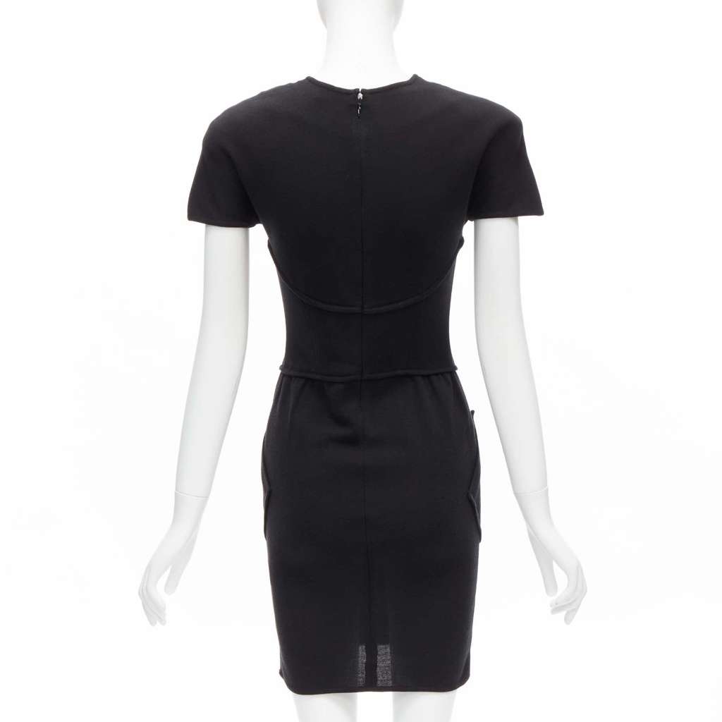 Thierry Mugler Jersey Corset Dress Black Good - Box View