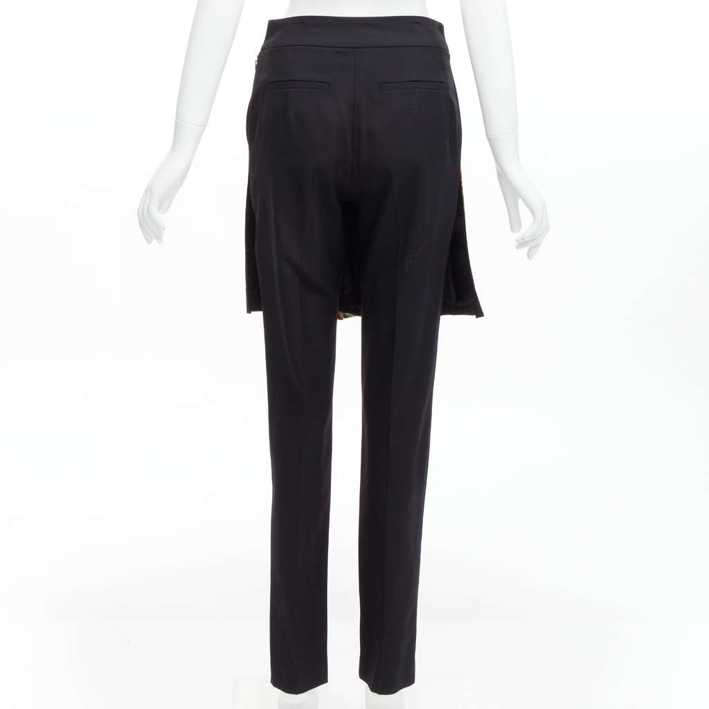 Dries Van Noten Dragon Kilt Pants Black Wool Never worn, with tag - Box View