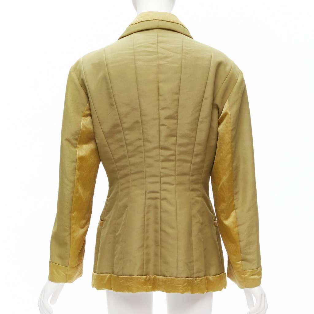 Issey Miyake 3D Collar Insert Jacket Khaki Fair - Box View