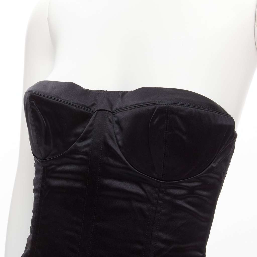 Gucci 3D Conical Bra Black Silk Never worn, with tag - Back View