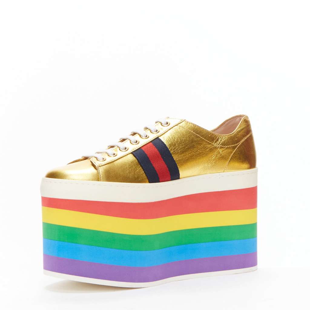 Gucci Peggy MultiColor Leather Very good - Model View