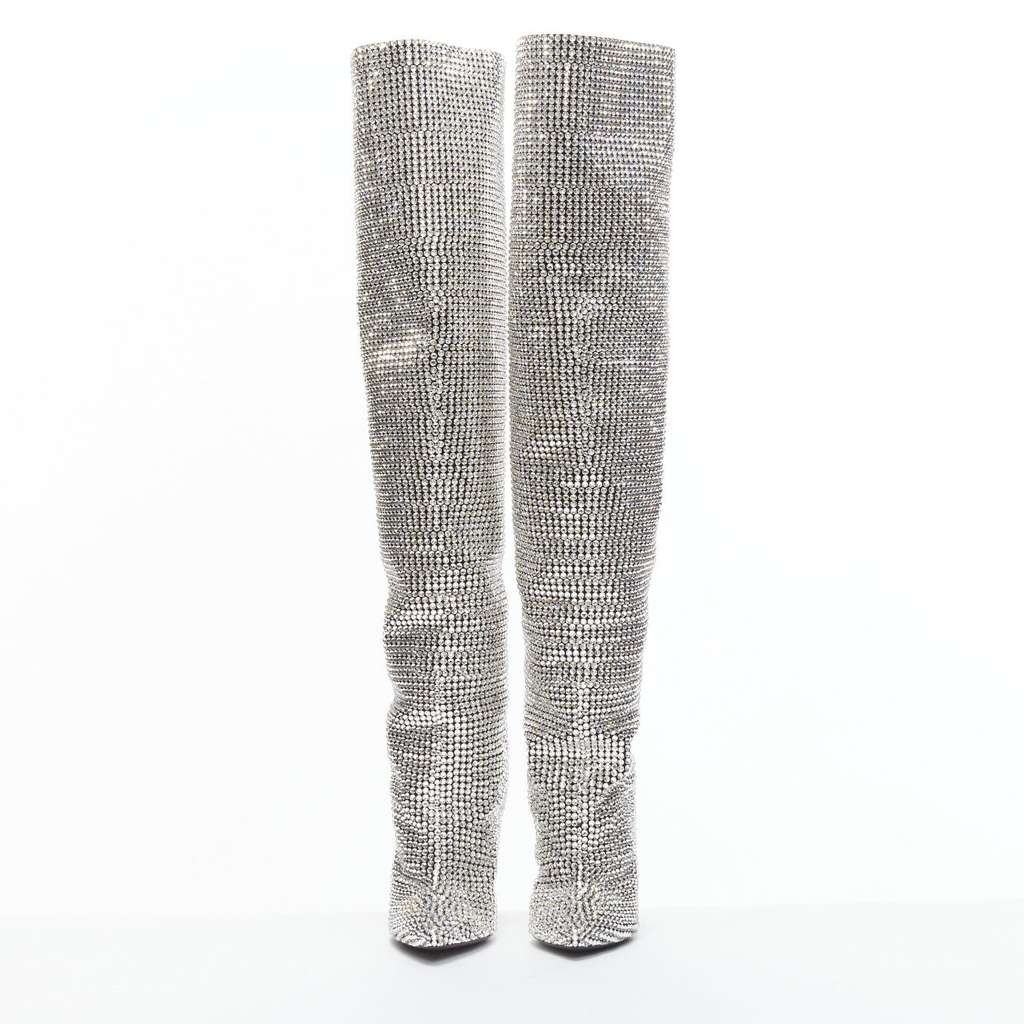Saint Laurent Niki 105 Silver Leather Never worn - Inside View
