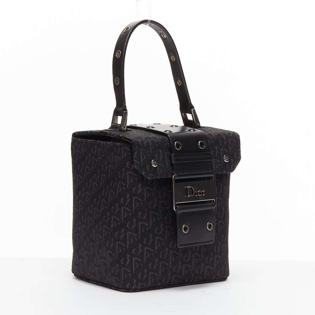 Christian Dior Galliano Box Bag Black Very good condition - Inside View