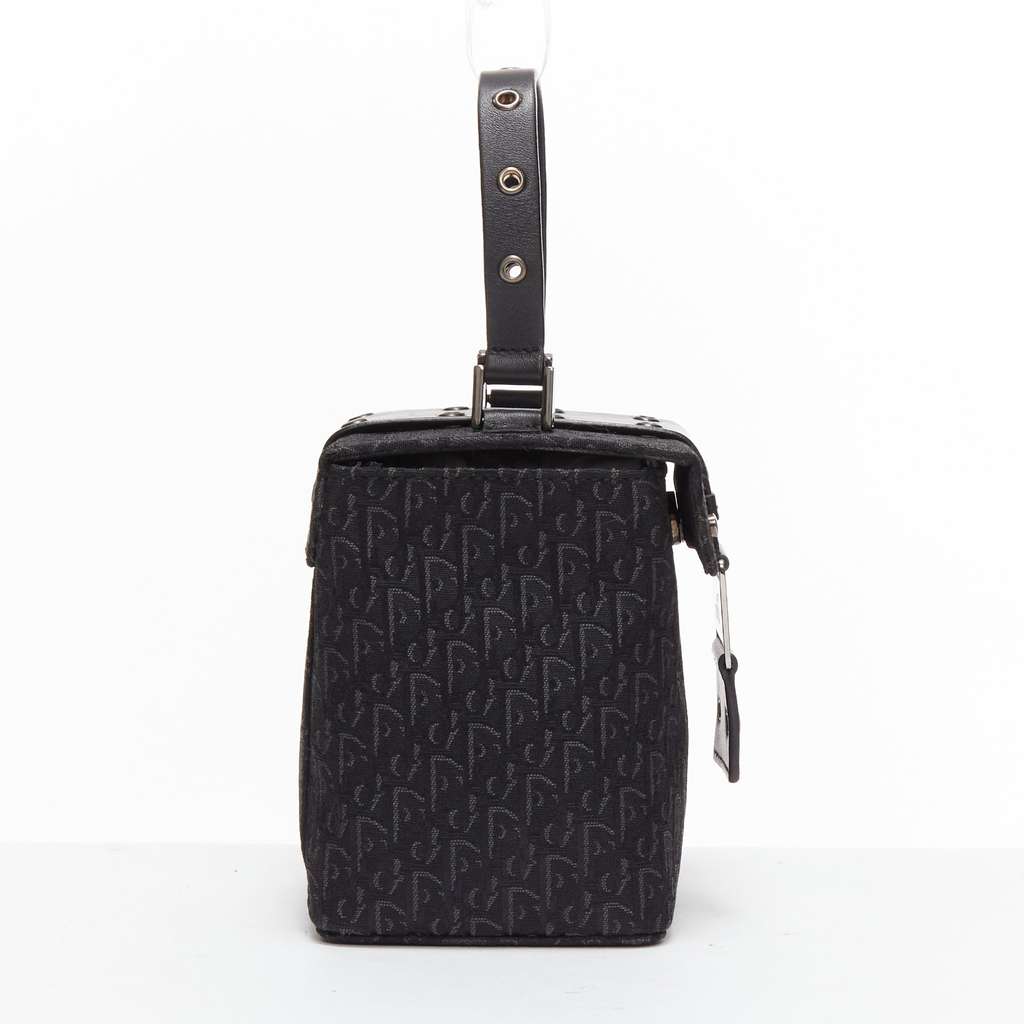 Christian Dior Galliano Box Bag Black Very good condition - Model View