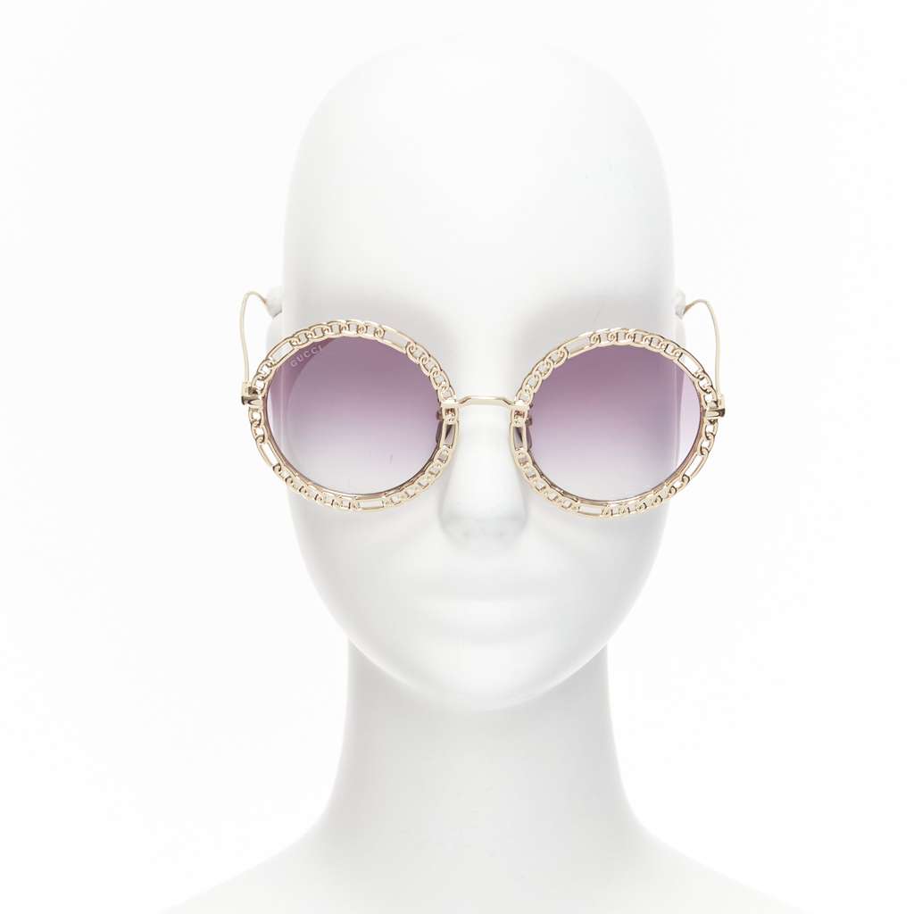 Gucci GG1113S Gold Metal Never worn - Front View