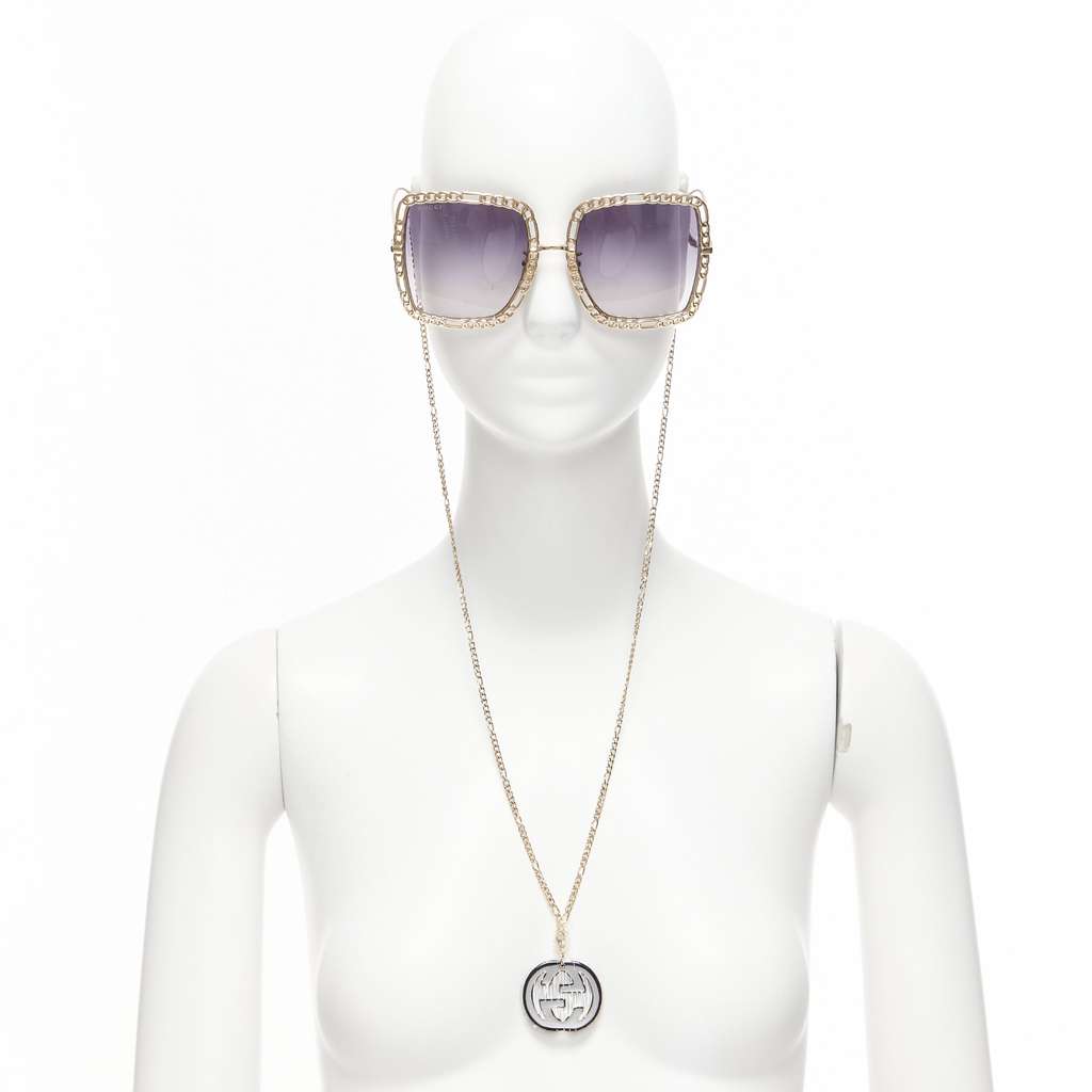 Gucci GG1033S Gold Metal Never worn - Front View