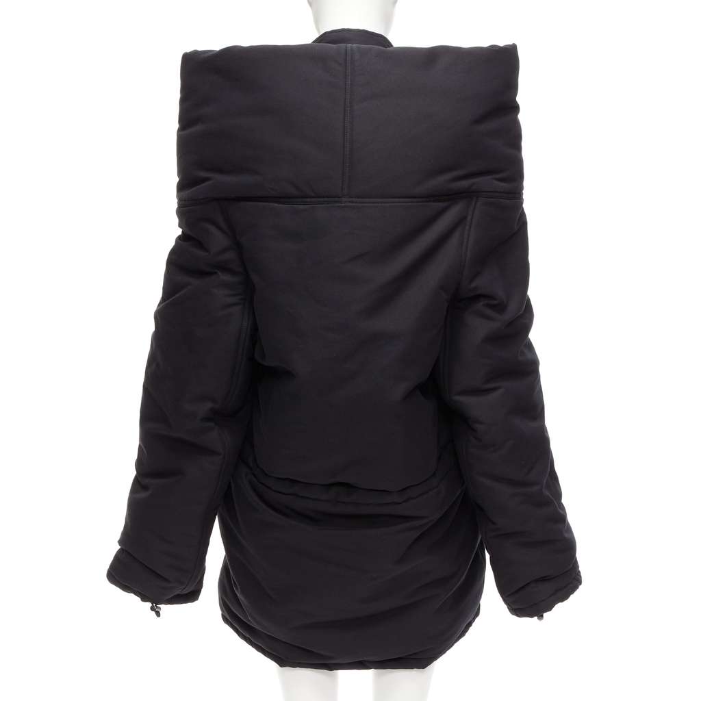 Balenciaga CB Parka 681495 Black Polyamide Never worn - Box View