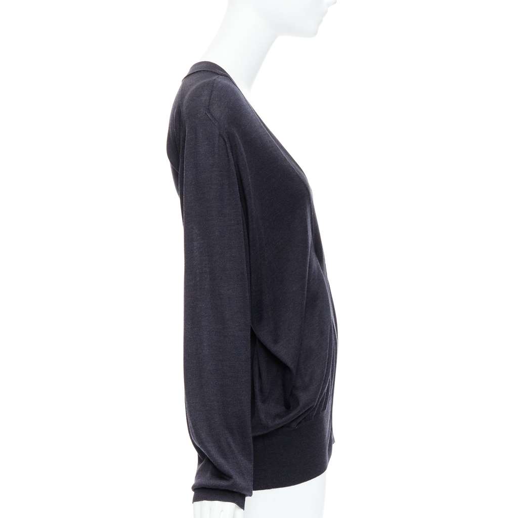 Maison Martin Margiela Layered Deconstructed Sweater Black Silk Never worn - Model View