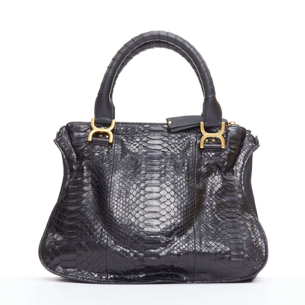 Chloe Marcie Black Leather Very good condition - Box View