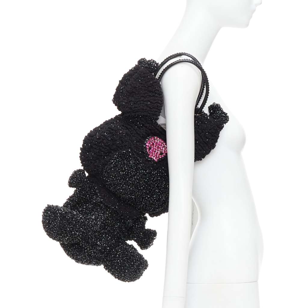 Anteprima Kuromi Crystal Tote Black Plastic Very good - Back View