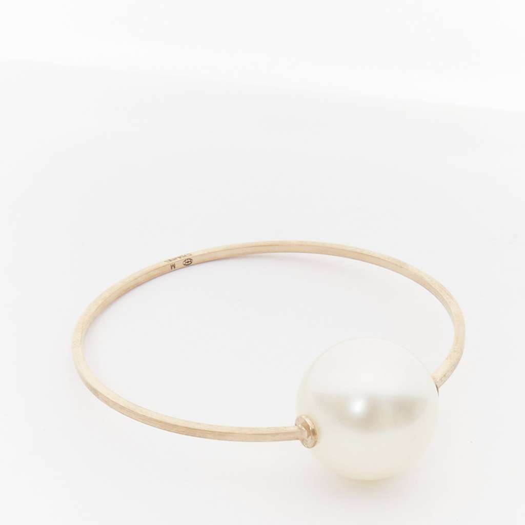 Chanel Orbital XL Pearl Bangle Beige Pearl Very good - Back View