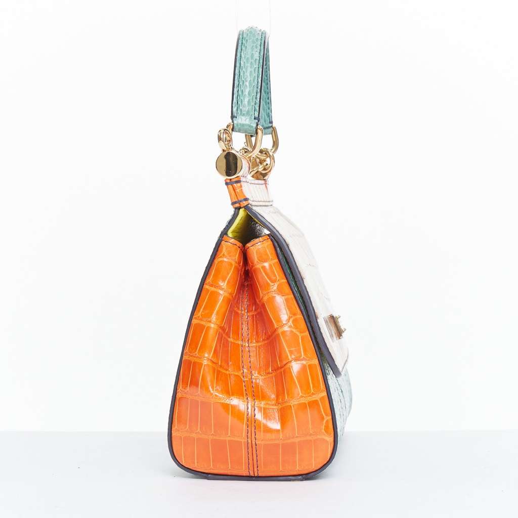 Dolce & Gabbana Miss Sicily Orange Leather Very good condition - Model View