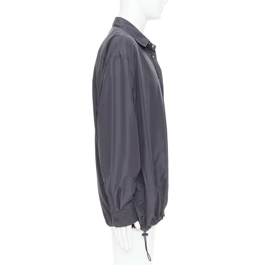 Bottega Veneta Grey Shell Jacket Grey Polyester Very good - Box View