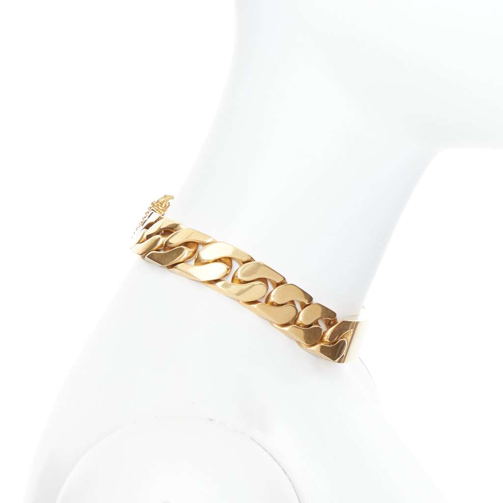 Celine Gold ID Choker Gold Metal Very good - Model View