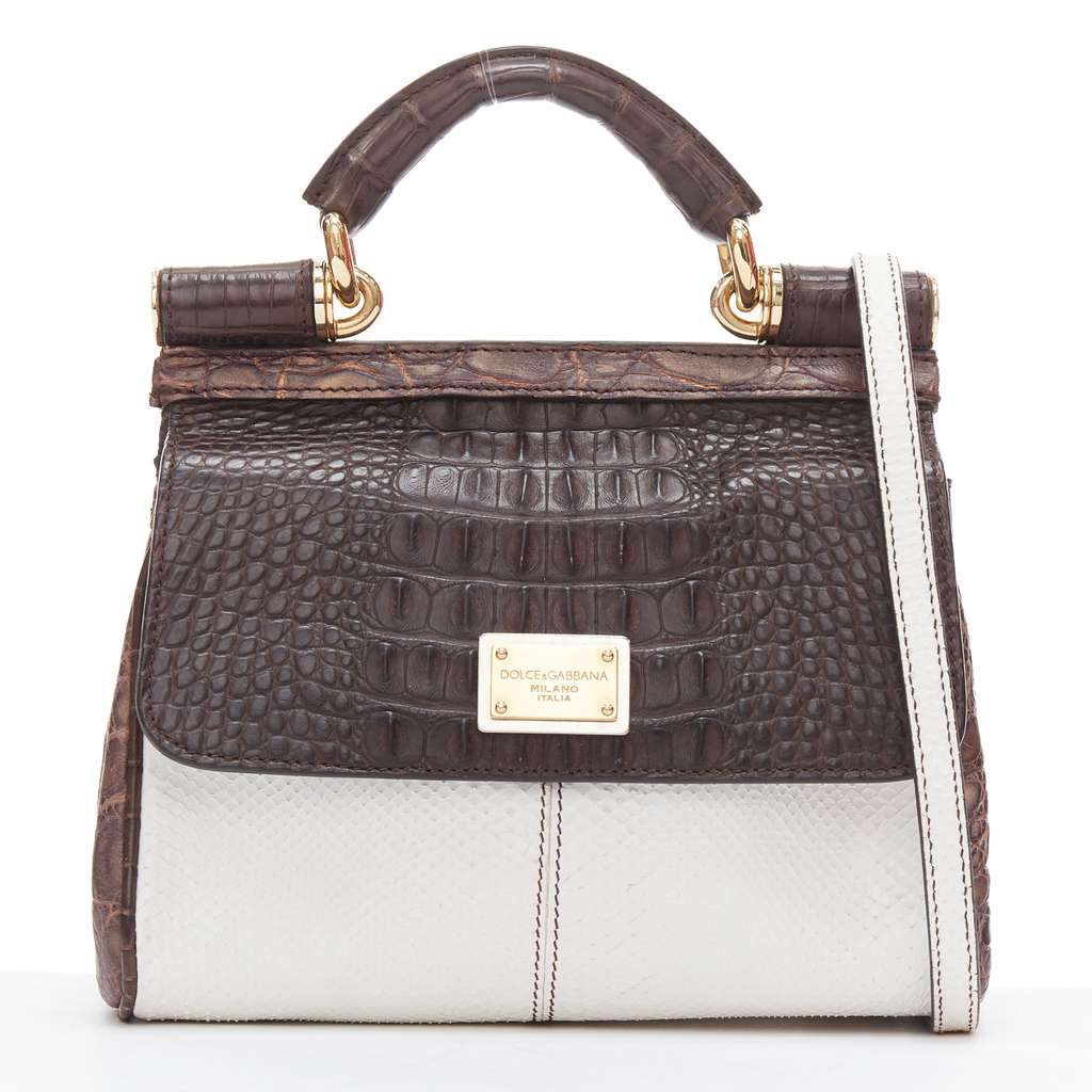 Dolce & Gabbana Miss Sicily Brown Leather Very good - Front View
