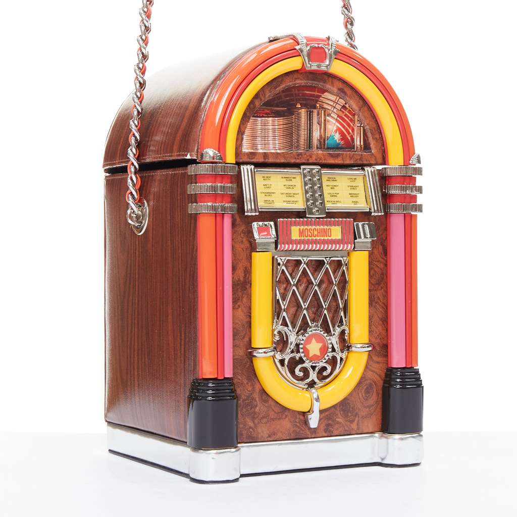 Moschino Jukebox Crossbody Bag MultiColor Leather Very good condition - Inside View