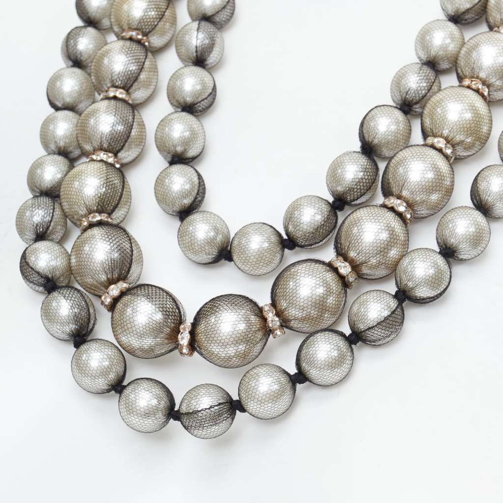 Lanvin Strand Tie Necklace Black Very good - Inside View