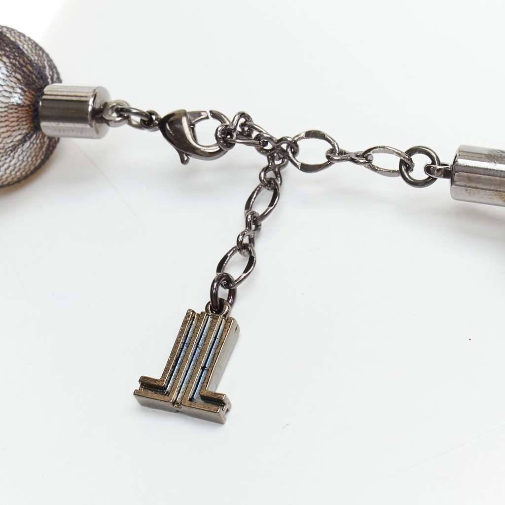 Lanvin Double Strand Necklace Black Very good - Back View