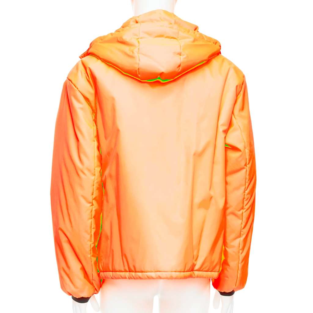 Prada Neon Orange Puffer Orange Never worn, with tag - Box View