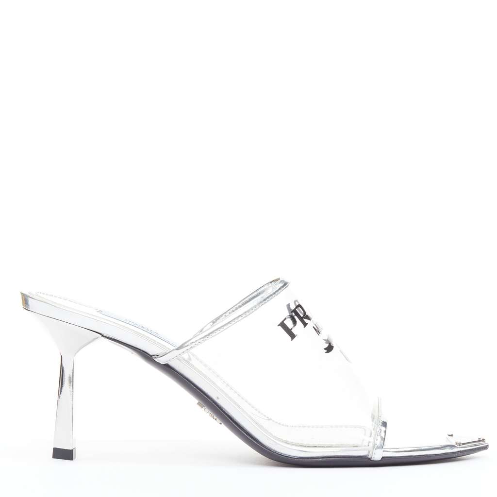 Prada PVC Mule Heels Other Plastic Never worn - Back View