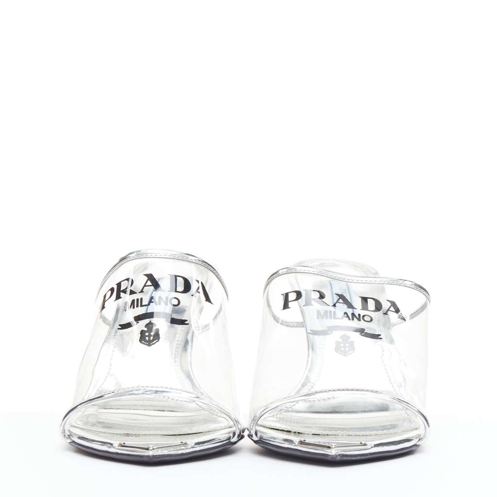 Prada PVC Mule Heels Other Plastic Never worn - Inside View
