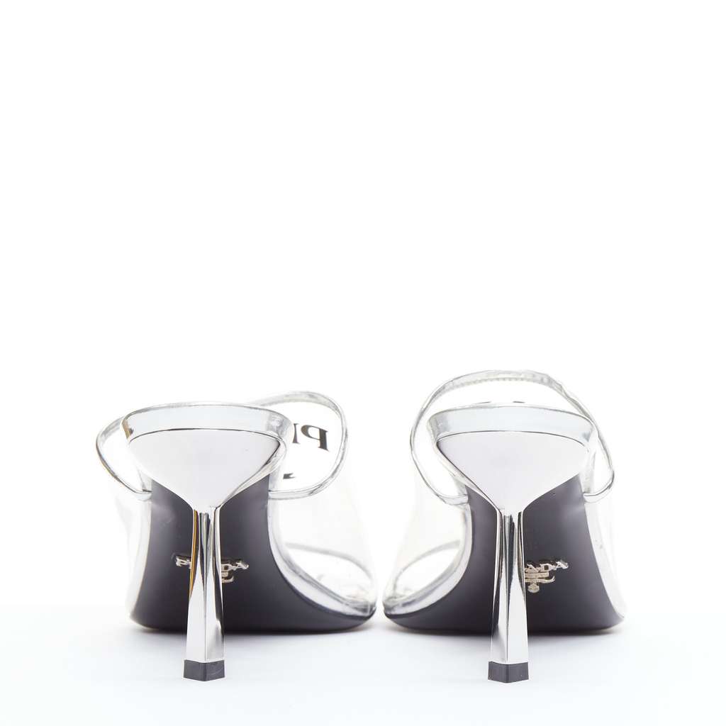 Prada PVC Mule Heels Other Plastic Never worn - Box View