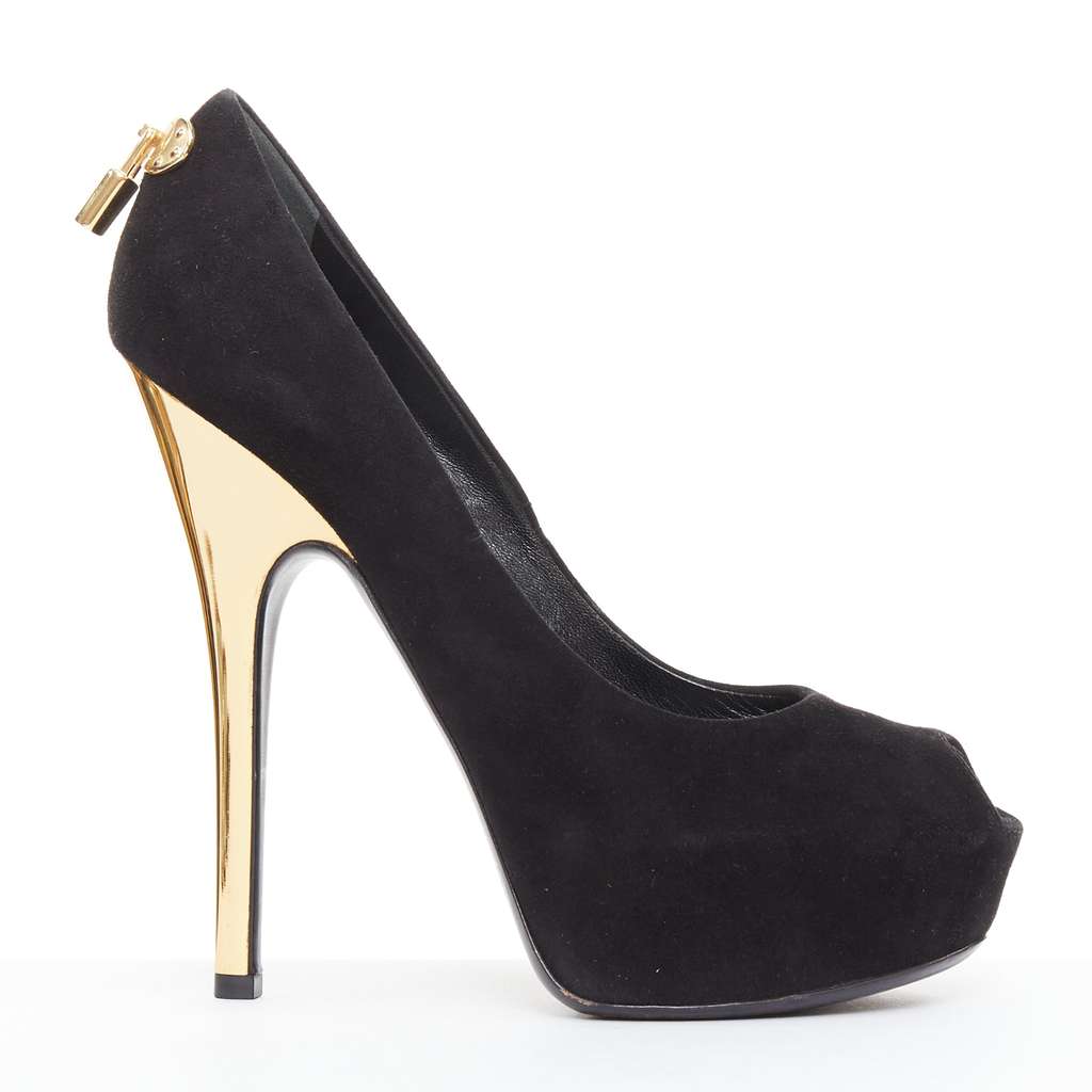 Louis Vuitton Oh Really Black Suede Good - Back View