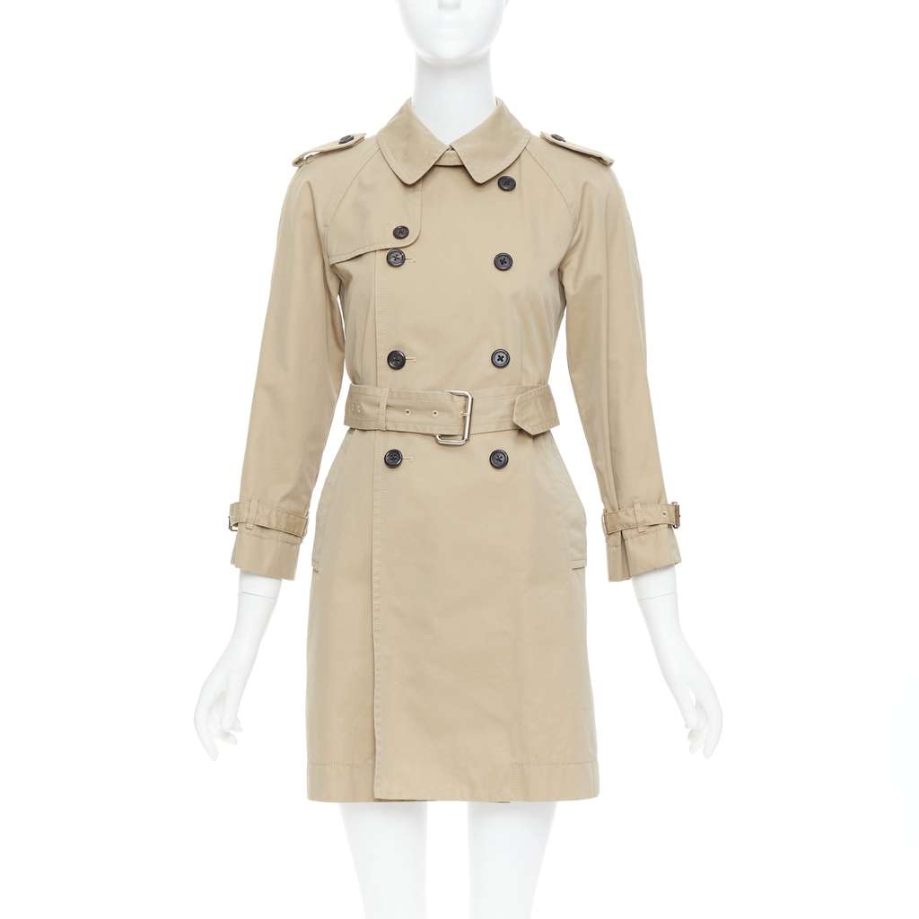 Marc Jacobs Beige Trench Coat Beige Cotton Very good - Front View