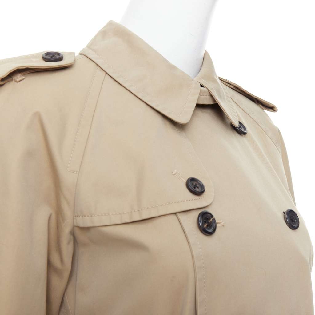 Marc Jacobs Beige Trench Coat Beige Cotton Very good - Back View