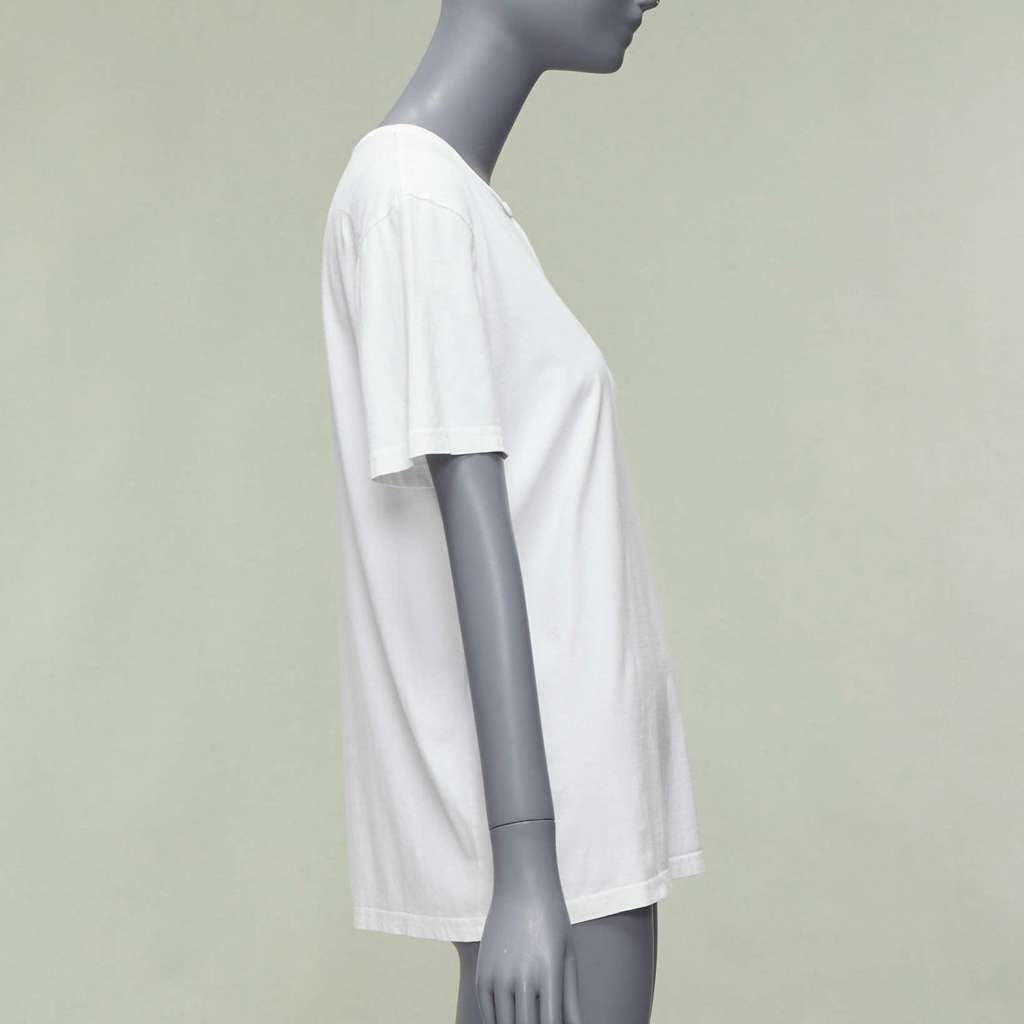 Dior Cross Eye T-Shirt White Cotton Never worn - Model View