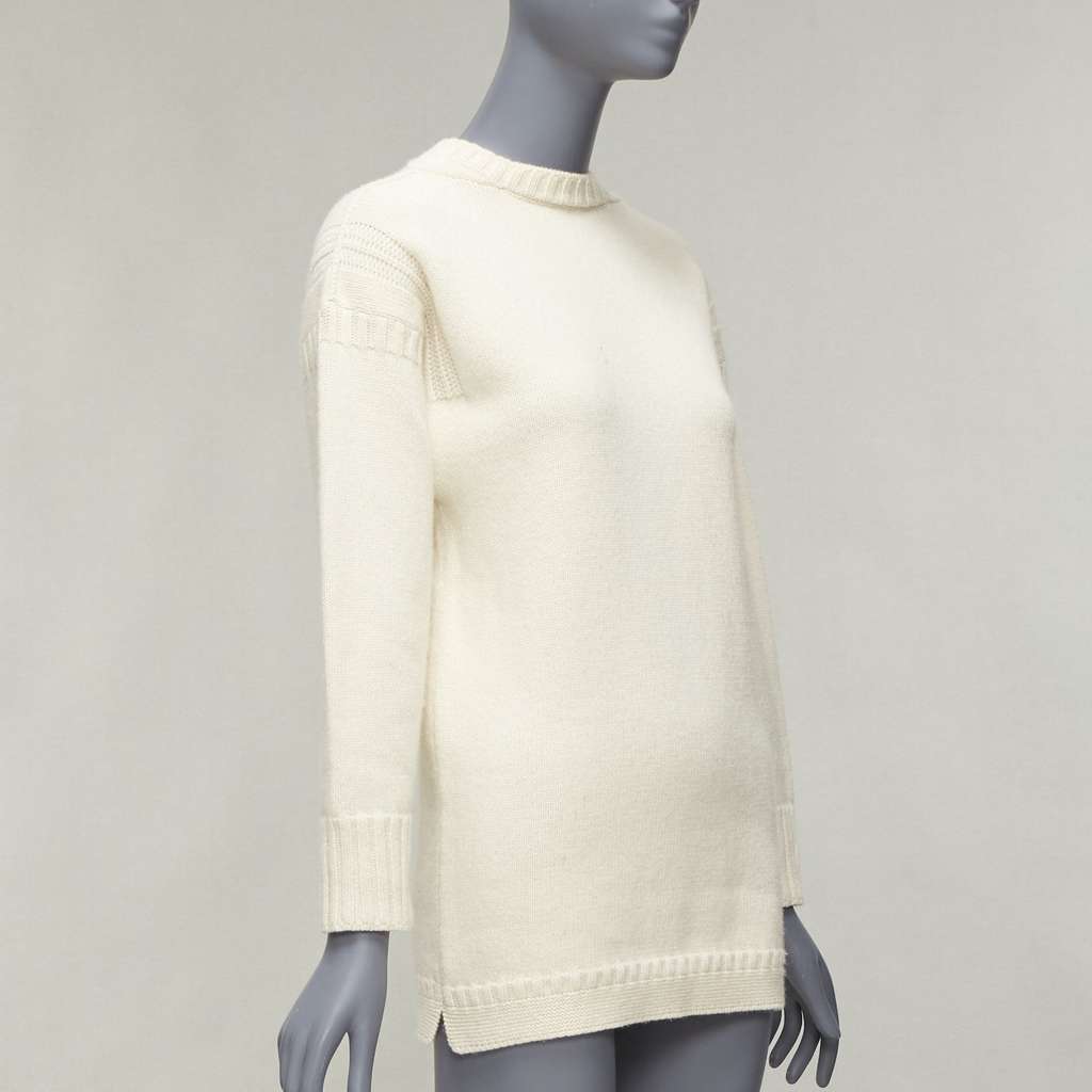 Dior Rather Be Sailing Ecru Wool Good - Model View