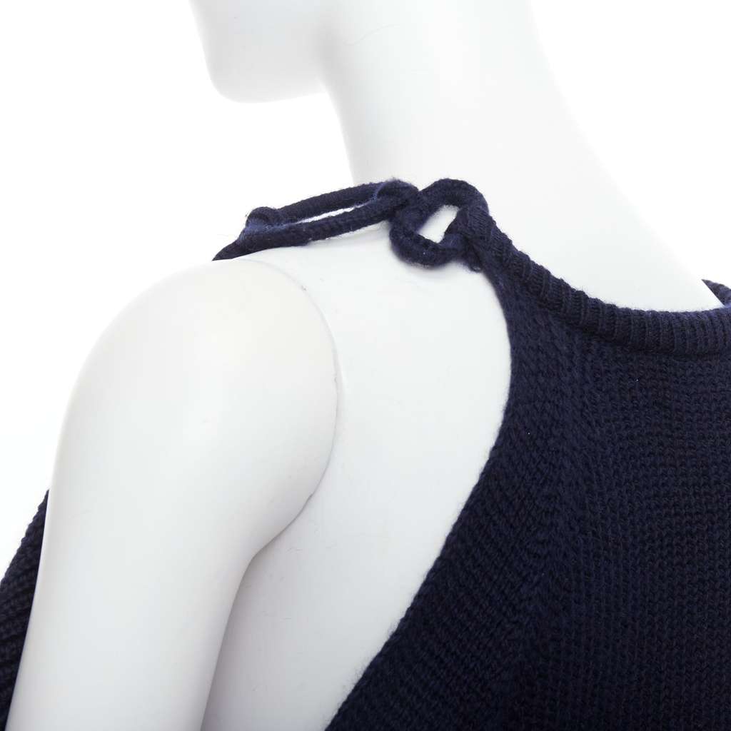 Monse Embellished Cutout Sweater Green Wool Never worn - Back View
