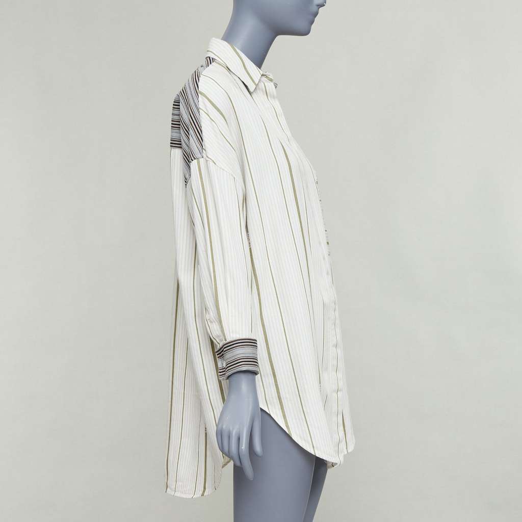 Loewe Striped Oversized Shirt MultiColor Wool Very good - Box View
