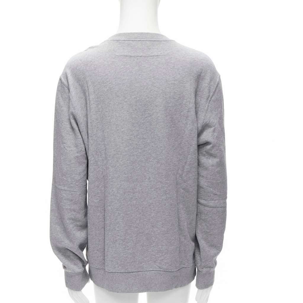 Givenchy Tribal Graphic Sweater Grey Cotton Never worn - Box View