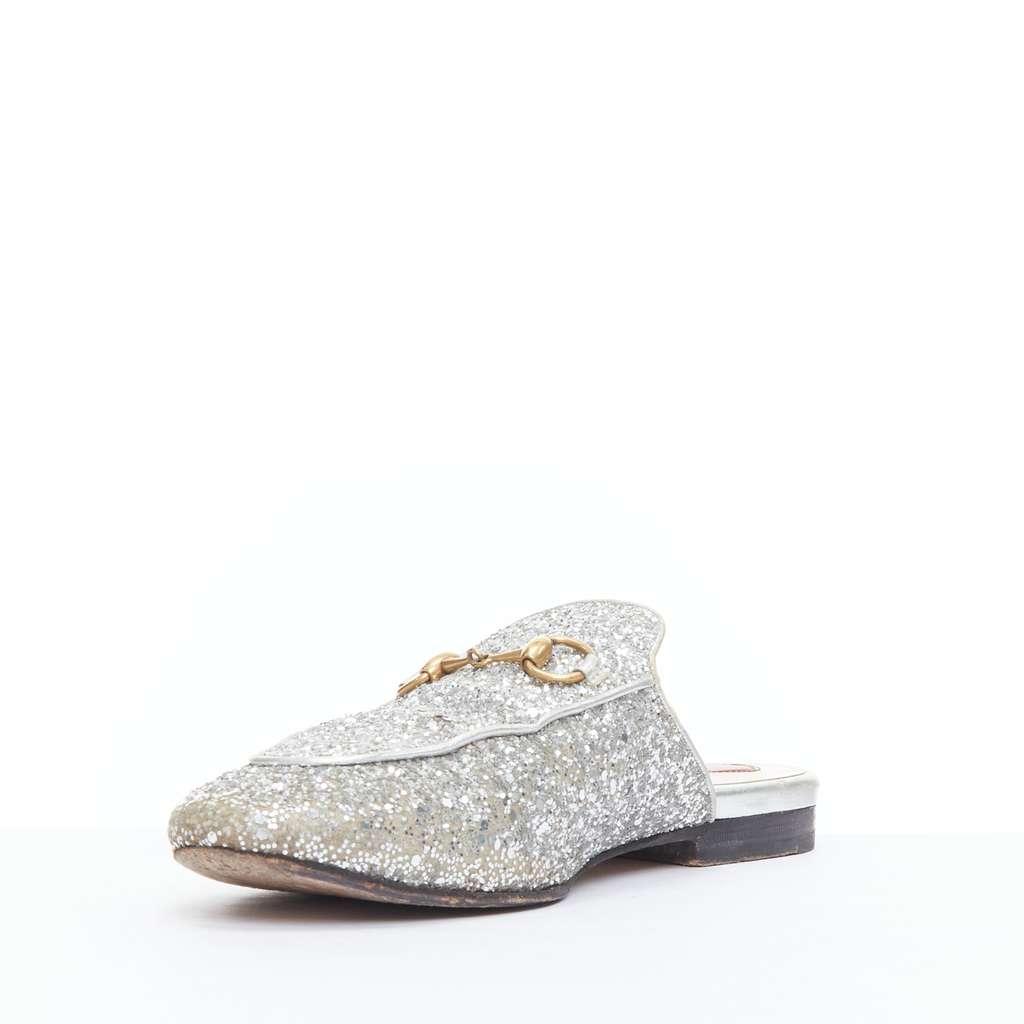 Gucci Princetown Silver Fair condition - Model View