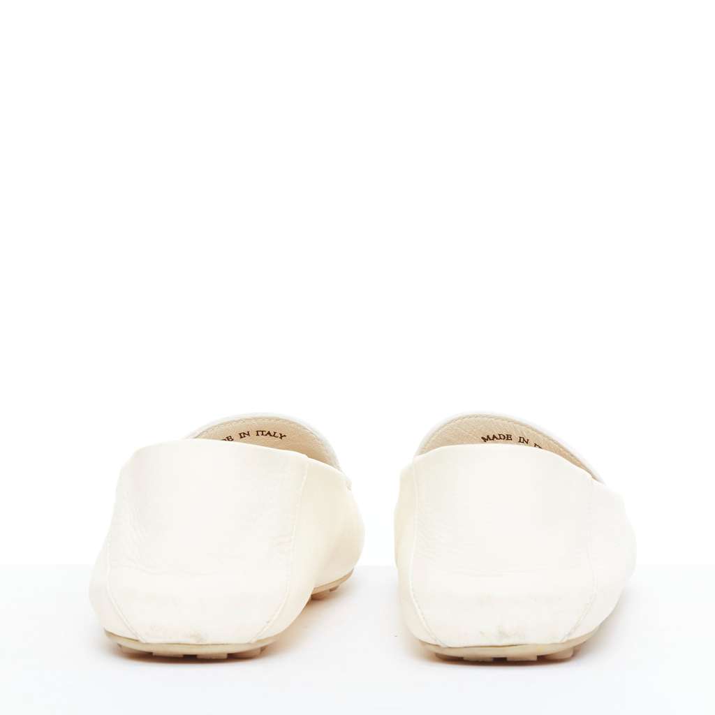 Loro Piana Dot Sole Walk Beige Leather Fair - Box View