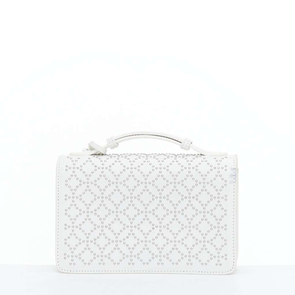 Alaïa Arabesque White Leather Very good condition - Box View