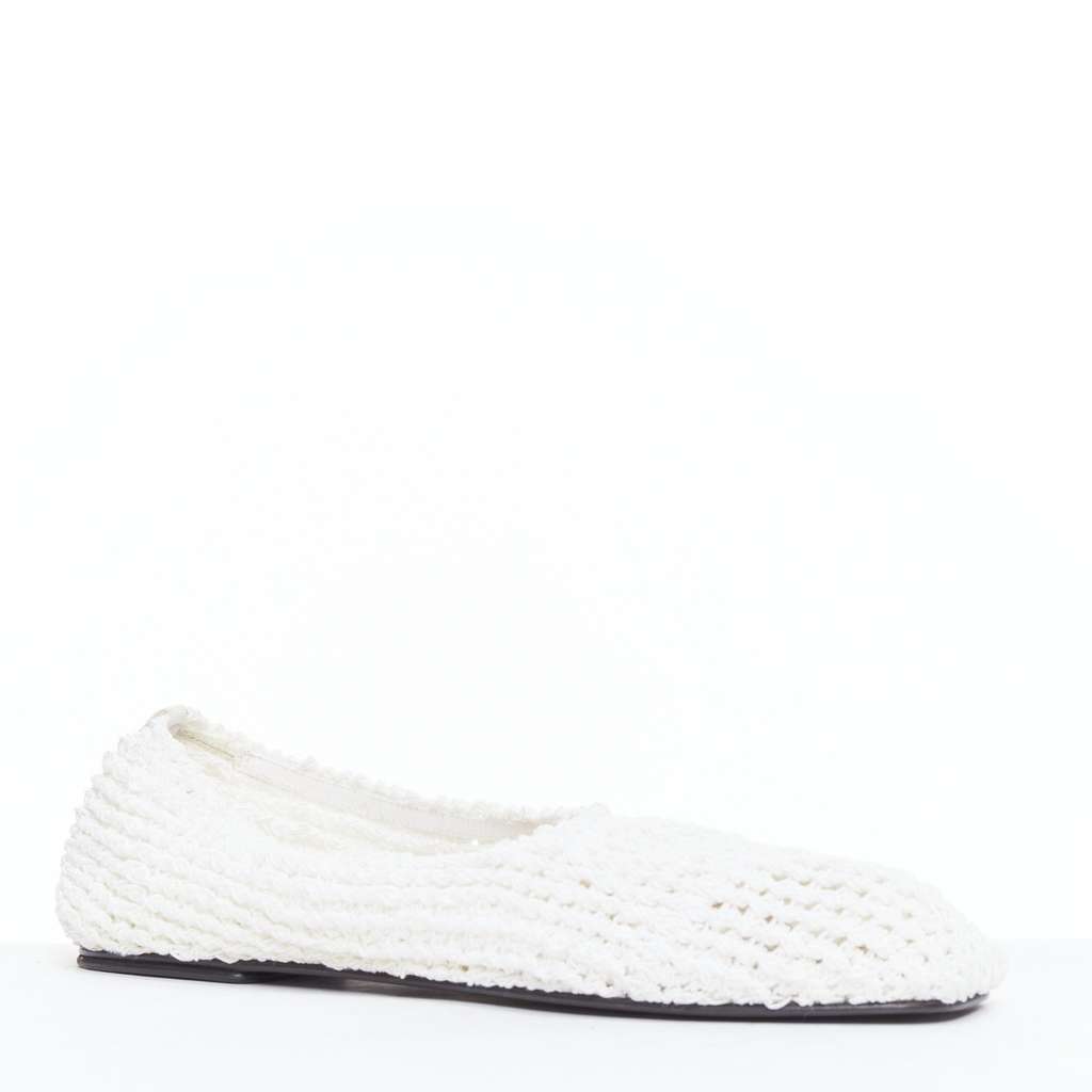The Row Crochet Ballet Flats White Very good - Inside View