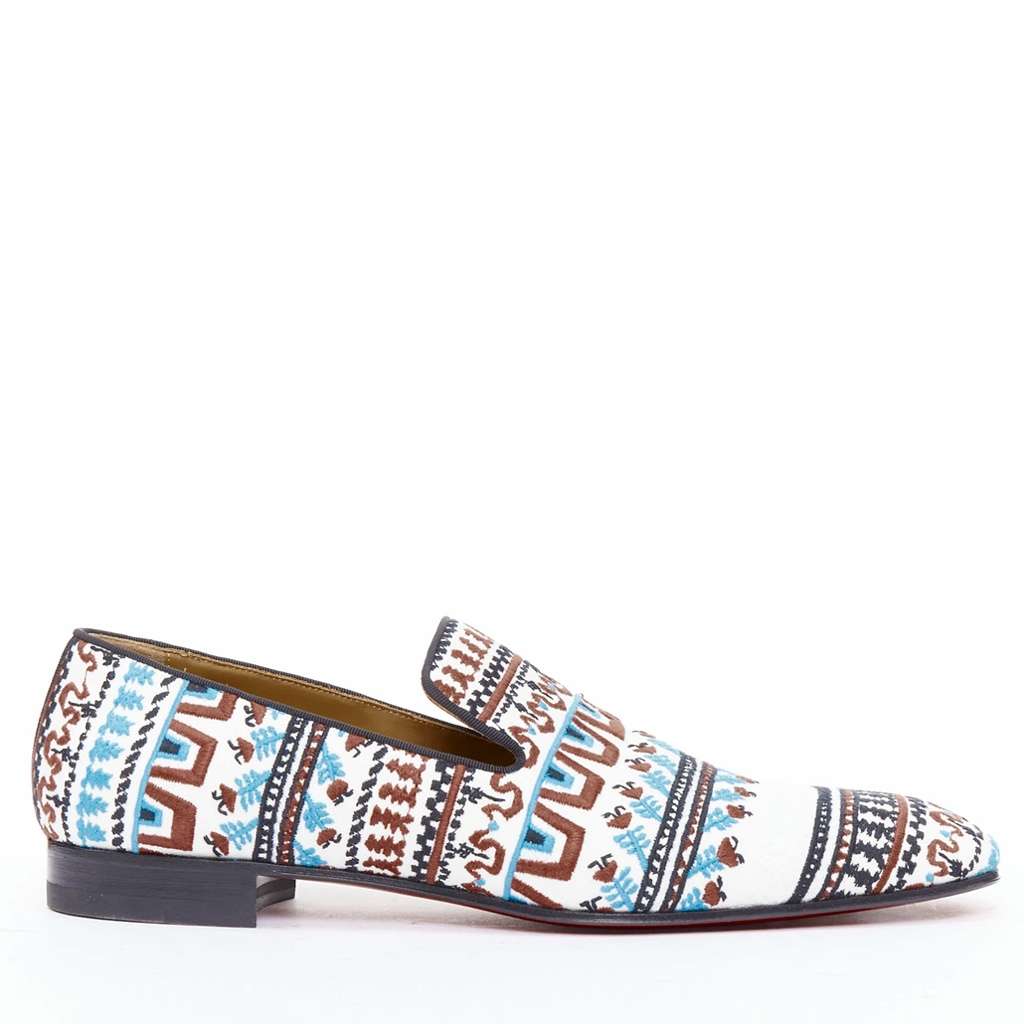 Christian Louboutin Limited Edition Dandelion Greek Flat MultiColor Never worn - Front View
