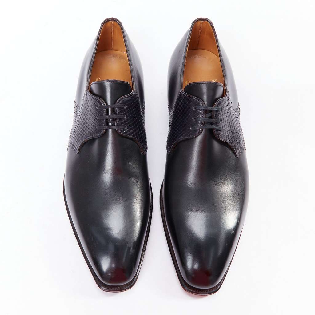Corthay Sade Black Leather Good condition - Back View