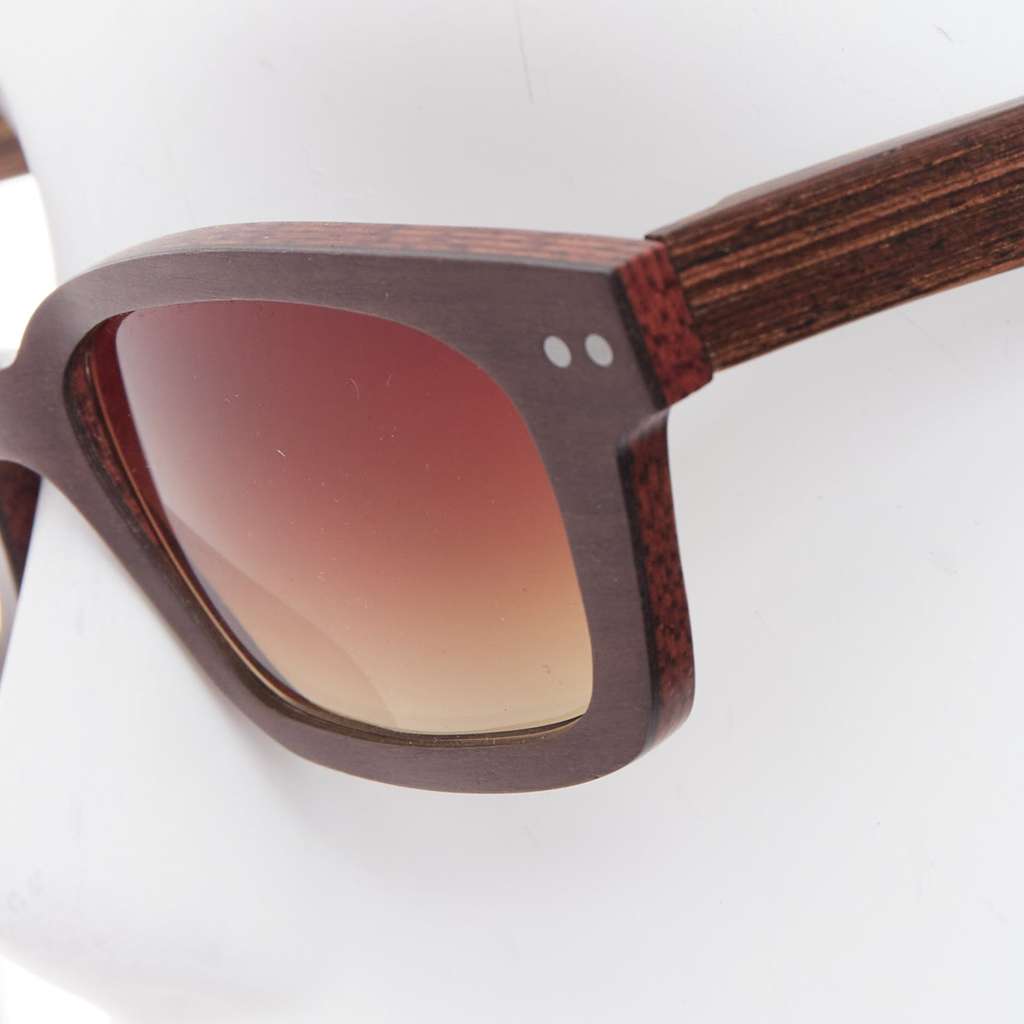 Unsigned B08.2 Brown Wood Good - Back View