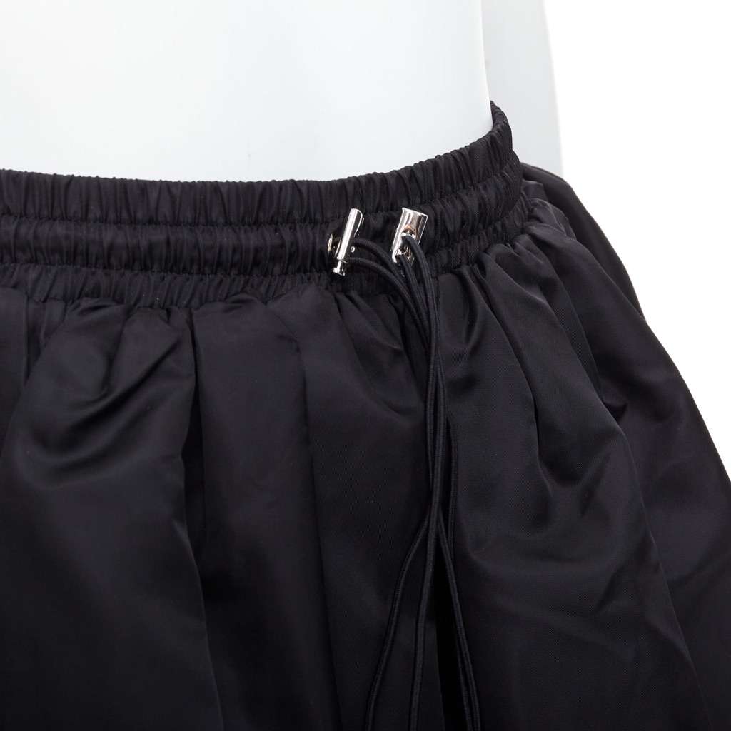 David Koma Bubble Puff Skirt Black Polyamide Never worn - Back View