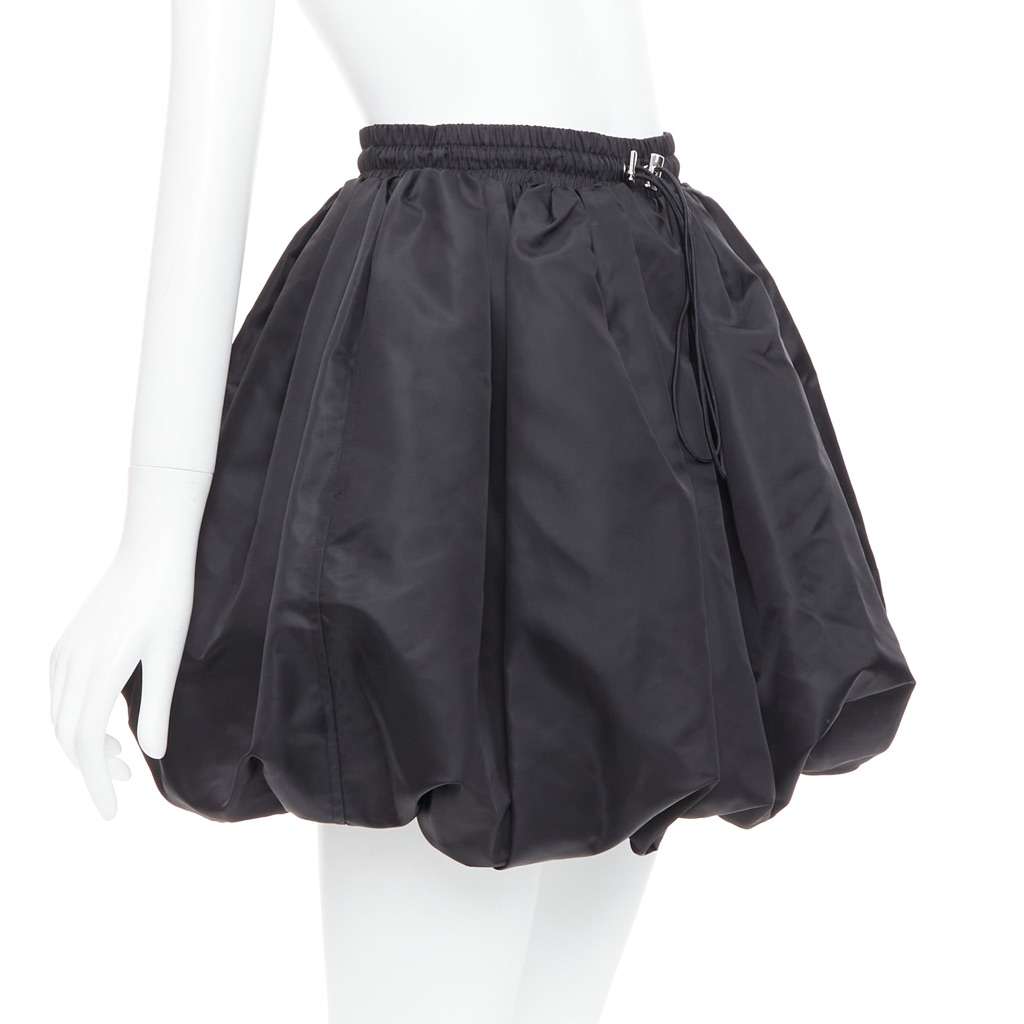 David Koma Bubble Puff Skirt Black Polyamide Never worn - Inside View