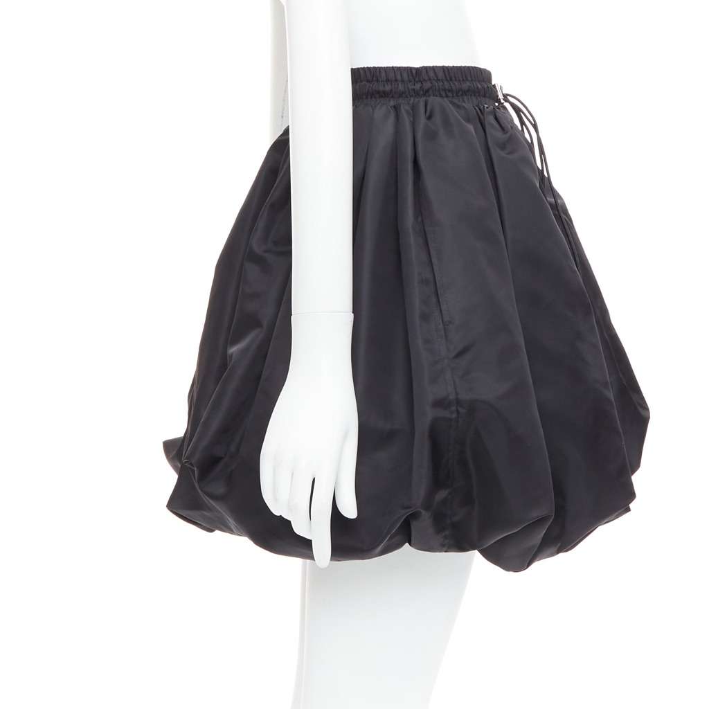 David Koma Bubble Puff Skirt Black Polyamide Never worn - Model View