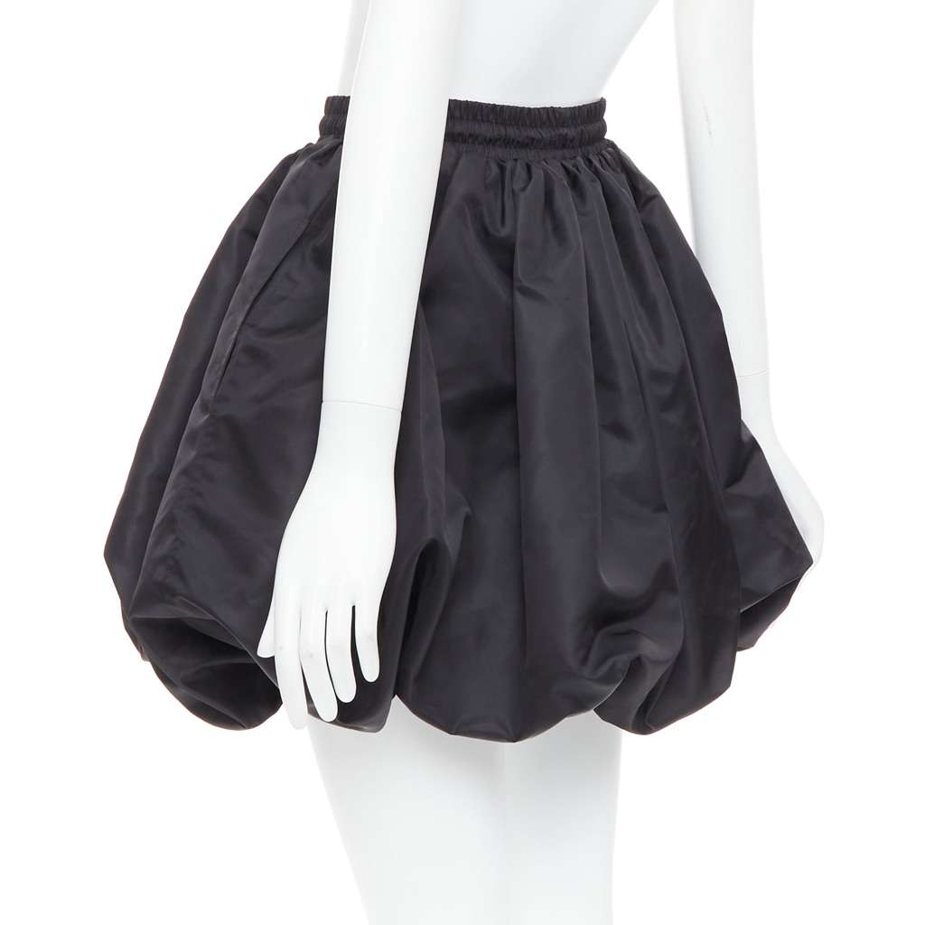 David Koma Bubble Puff Skirt Black Polyamide Never worn - Box View