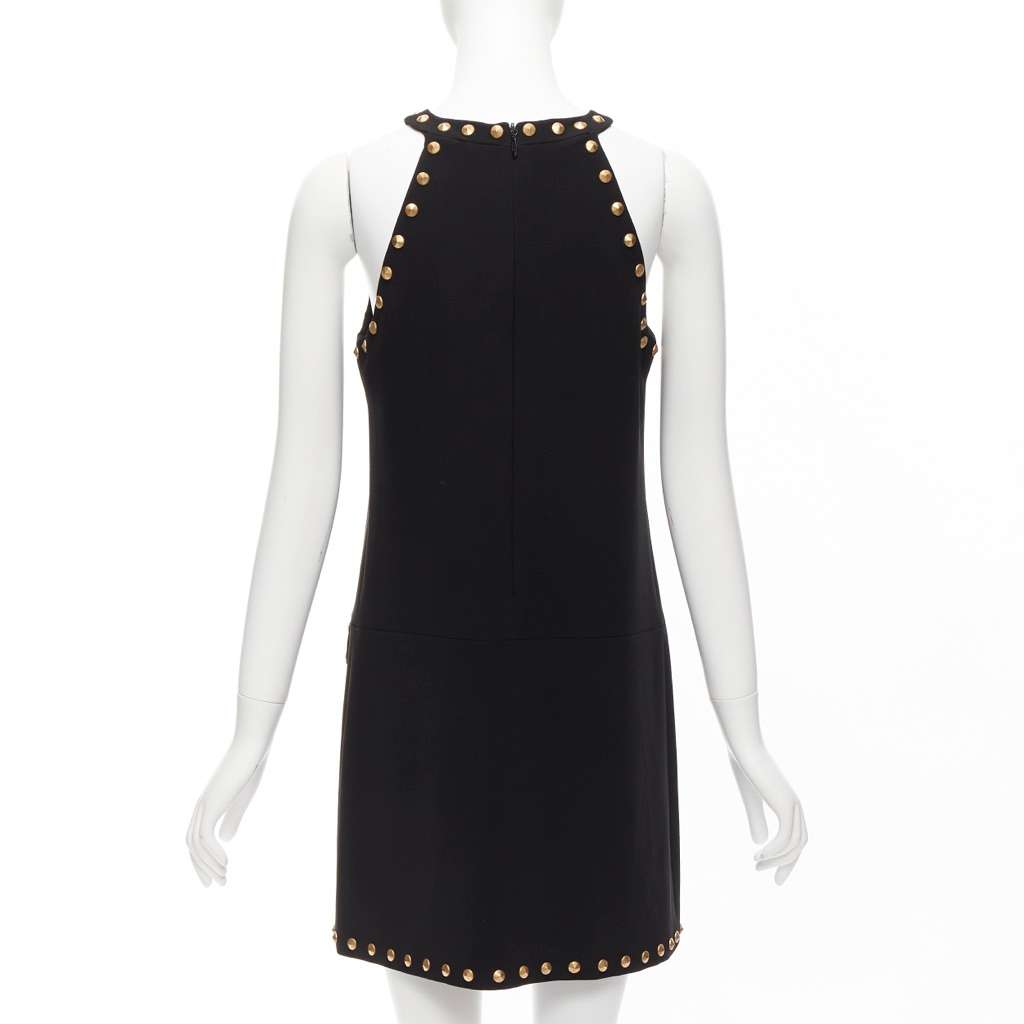 Moschino Studded Sleeveless Dress Black Very good - Box View