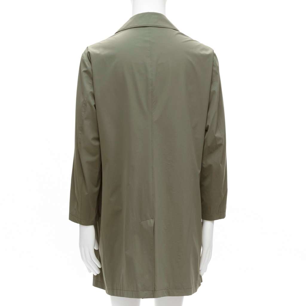Loro Piana Green Longline Jacket Khaki Polyamide Good - Box View