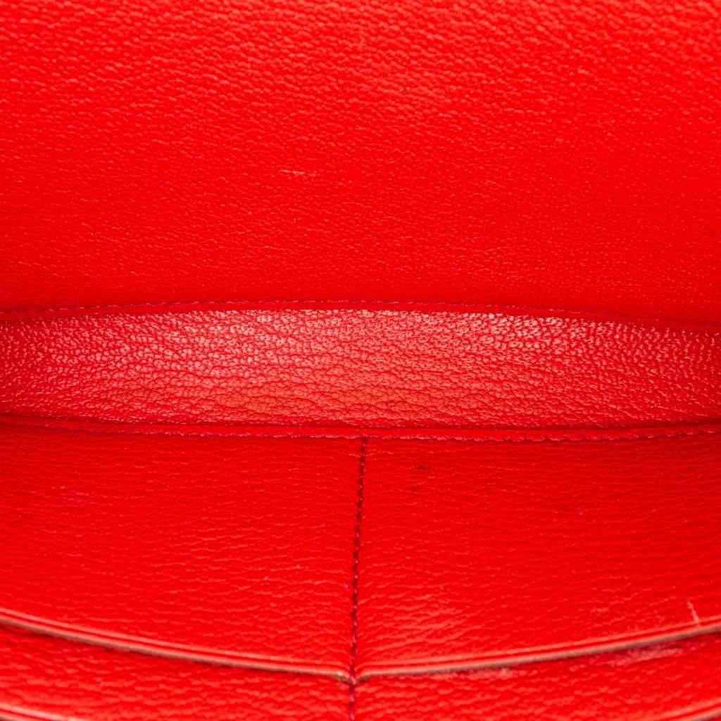 Hermès Epsom Flag Kelly Longue Wallet Orange Leather Good condition - Box View