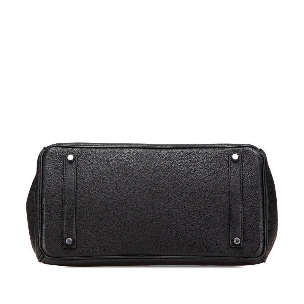Hermès Togo Birkin Retourne 35 Black Leather Good condition - Inside View