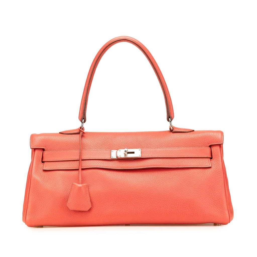 Hermès Togo JPG Shoulder Kelly II 42 Red Leather Very good condition - Front View